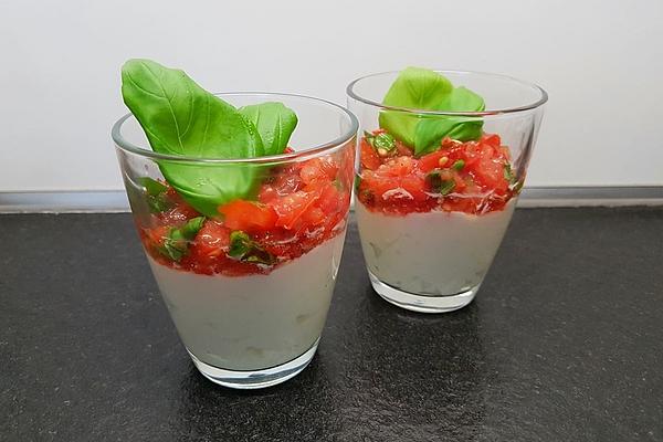 Caprese in Glass