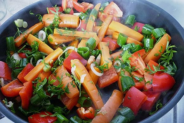 Caramelized Carrots with Peppers