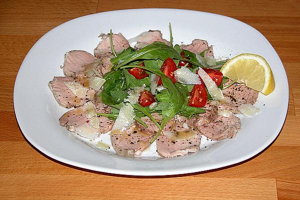 Carpaccio Of Pork Fillet – Sous Vide Cooked