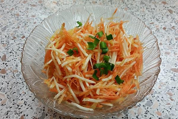Carrot and Celery Salad with Apple