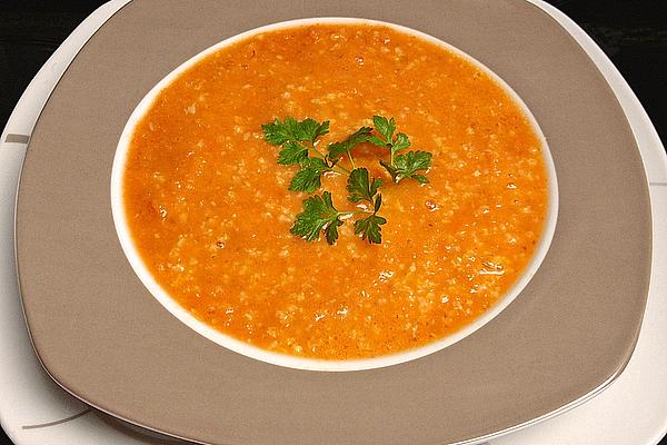 Carrot and Ginger Soup with Millet