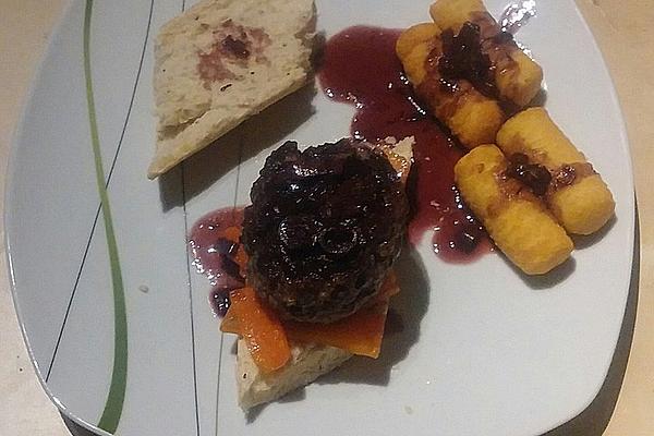 Carrot and Red Wine Burger