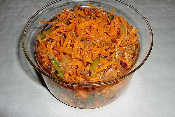 Carrot Salad with Eggplant