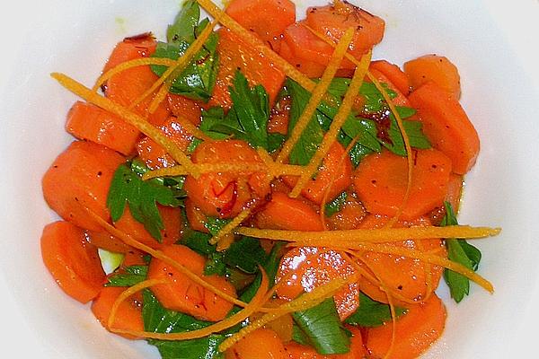 Carrot Salad with Saffron and Orange