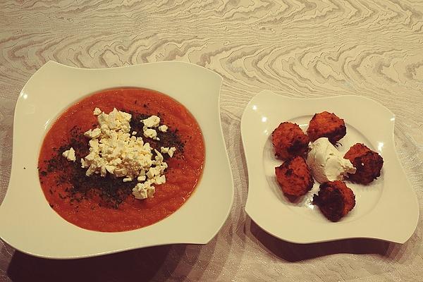 Carrot Soup with Feta