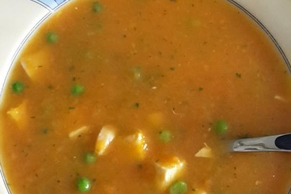 Carrot Soup with Poultry