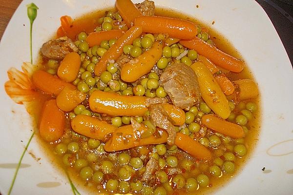 Carrots – Peas – Meat Stew