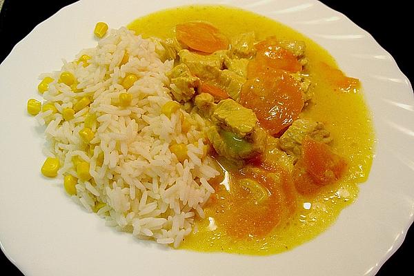 Carrots – Poultry – Goulash with Corn – Rice