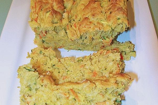 Carrots – Zucchini – Bread with Parmesan Cheese