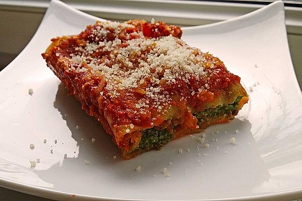 Cashew Spinach Canneloni