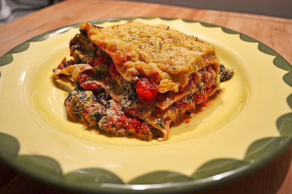 Cashew Spinach Lasagna