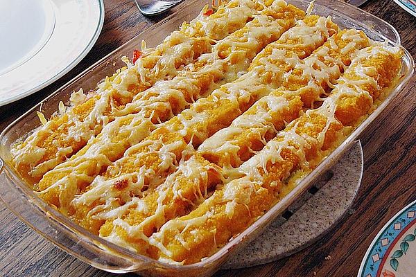 Casserole with Fish Fingers