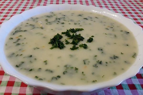 Cauliflower and Parsley Root Soup
