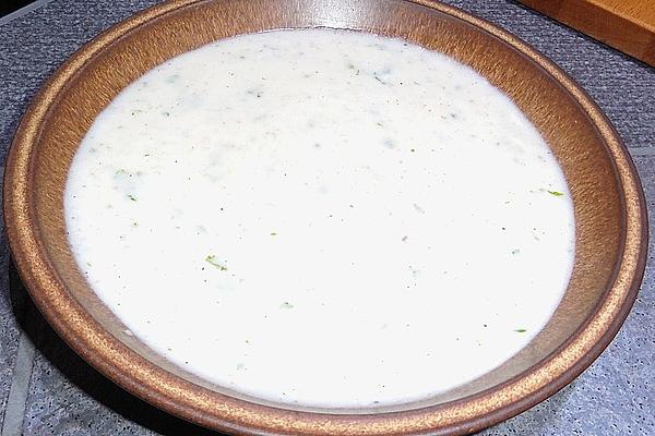 Cauliflower Soup with Sheep Cheese