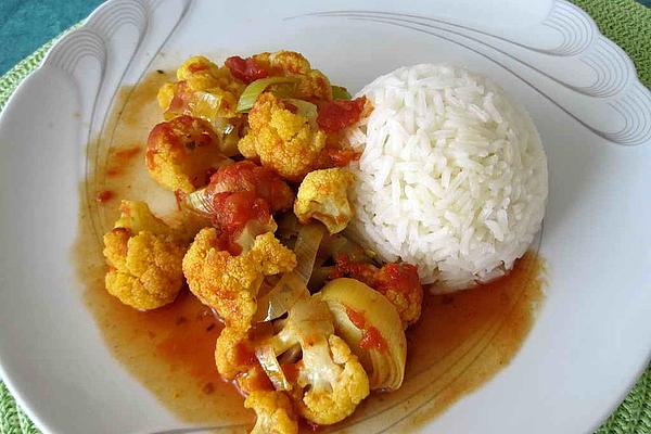 Cauliflower – Tomato – Curry