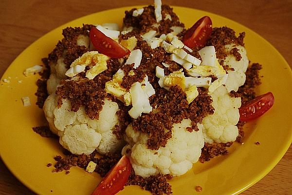 Cauliflower with Breadcrumbs and Egg