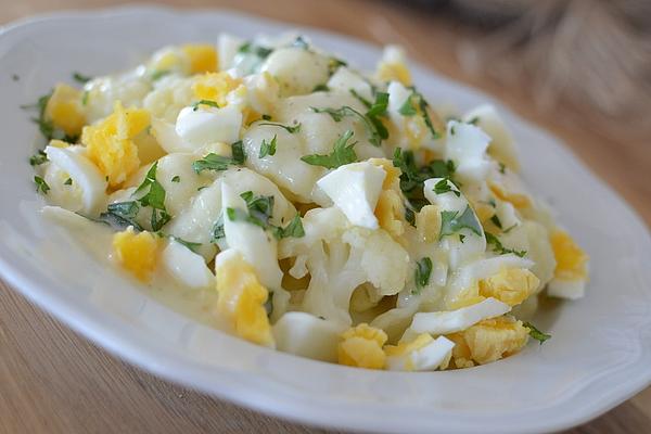 Cauliflower with Egg and Herb Sauce