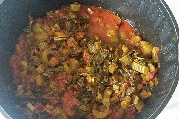 Celery and Tomato Side Dish