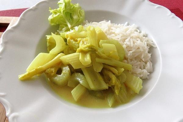 Celery in Curry Sauce