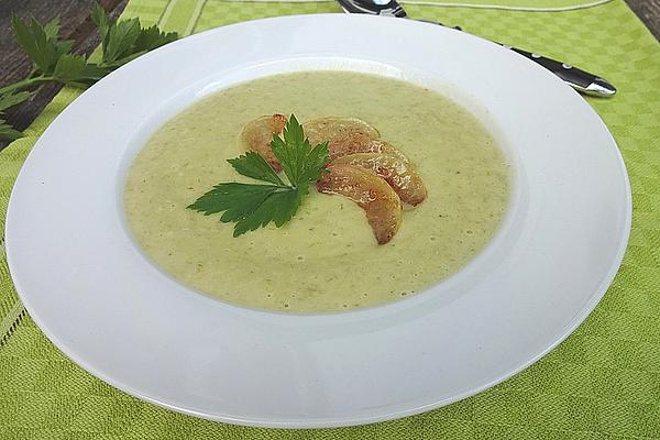 Celery Soup with Pears