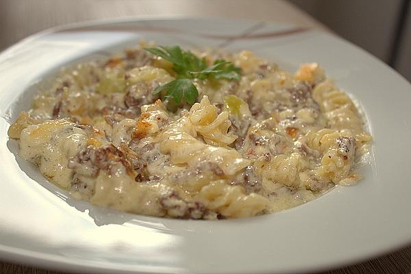 Cheese and Cream Pasta Bake