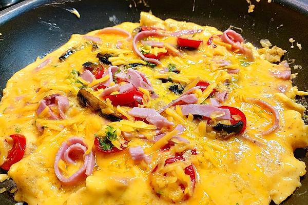 Cheese and Ham Omelette