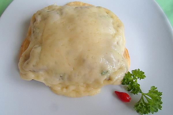 Cheese Bread with Mushrooms