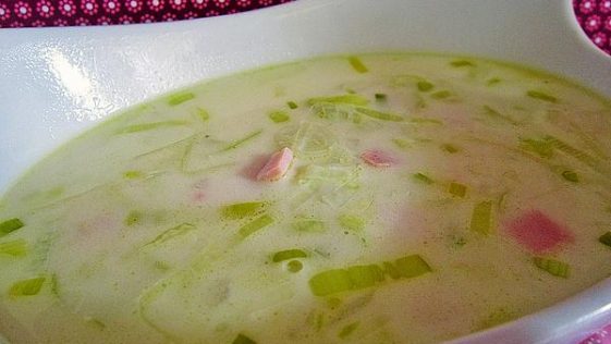 Vegetarian Cream Cheese and Leek Soup - Boss Kitchen