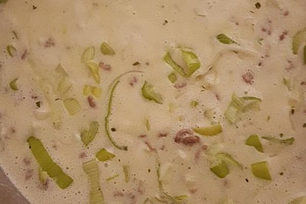 Cheese – Cream Of Leek Soup