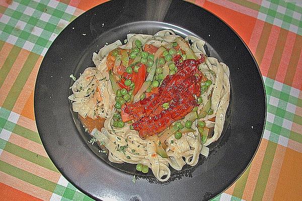 Cheese Noodles with Vegetables