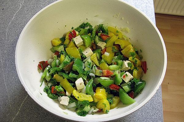 Cheese-pepper Salad