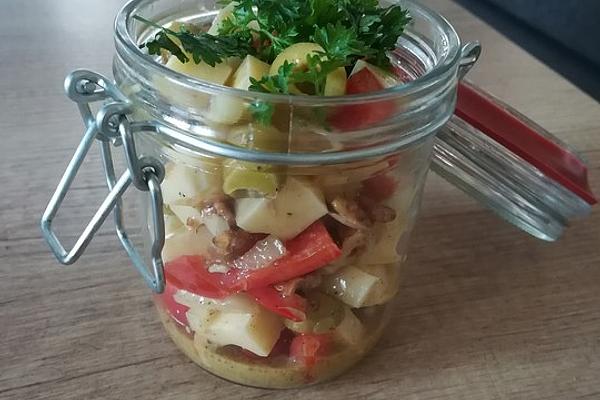 Cheese Salad in Glass – Ideal for Office