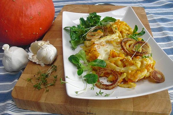 Cheese Spaetzle with Pumpkin