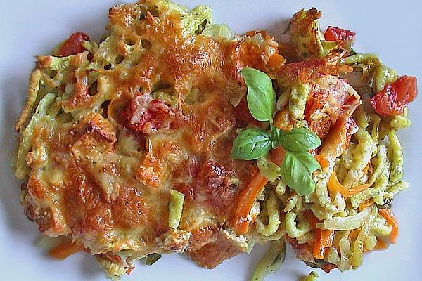 Cheese Spaetzle with Vegetables