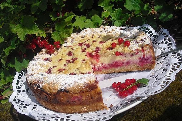 Cheese – Streusel – Cake with Currants