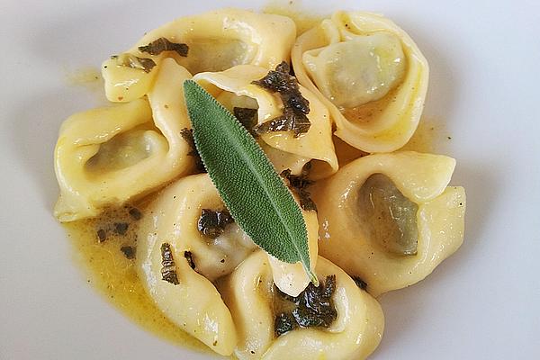 Cheese Tortellini with Orange and Sage Butter