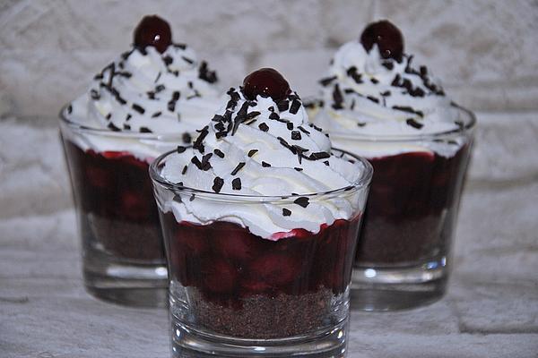 Cherry and Chocolate Dessert À La Black Forest Cherry