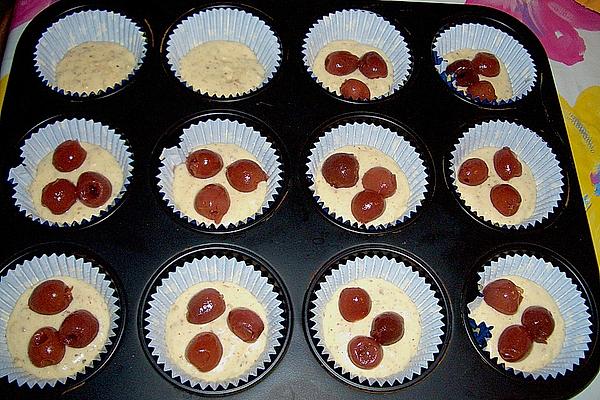 Cherry and Nut Muffins