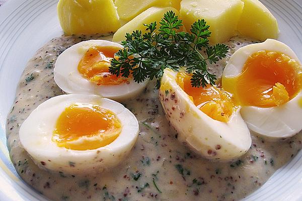 Chervil and Mustard Eggs