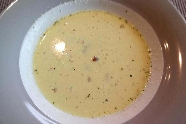 Chestnut Soup with Bacon and Thyme