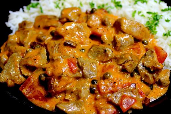 Chicken and Pepper Goulash