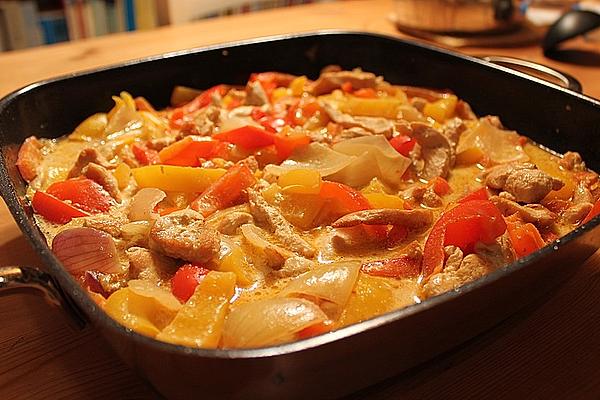 Chicken and Pepper Vegetables