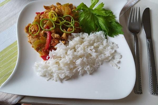 Chicken and Vegetable Pan with Celery, Carrots and Peppers