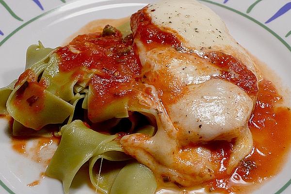 Chicken Breast Fillet in Tomato Sauce with Mozzarella