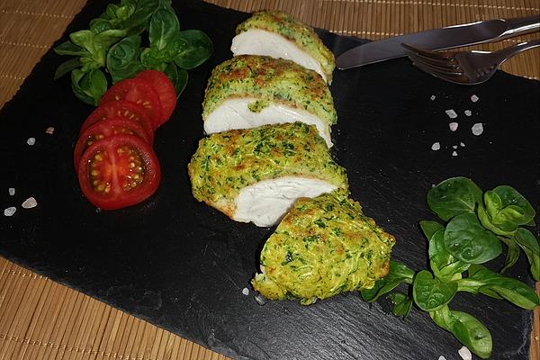 Chicken Breast Fillet with Zucchini Crust