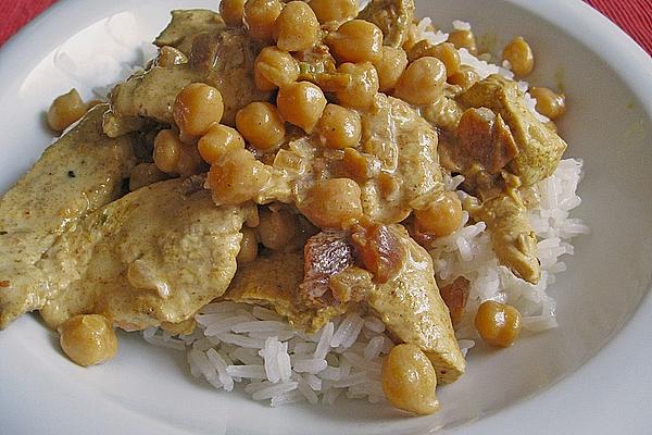 Chicken Breast in Apricot Curry Sauce