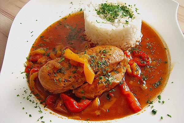 Chicken Breast in Paprika Sherry Sauce