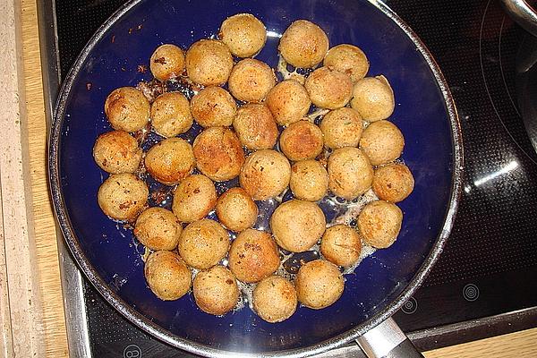 Chicken Broth with Cream Cheese Dumplings