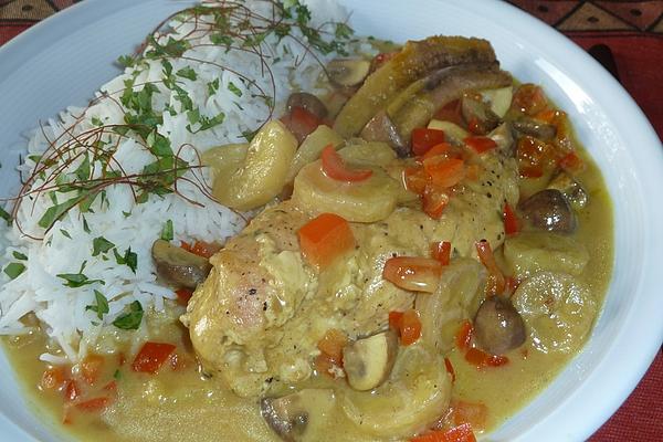 Chicken Curry with Bananas