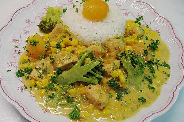 Chicken Curry with Broccoli